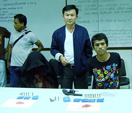 Watchara Tungkaburana has been arrested for allegedly shooting undercover Laem Chabang police officer.